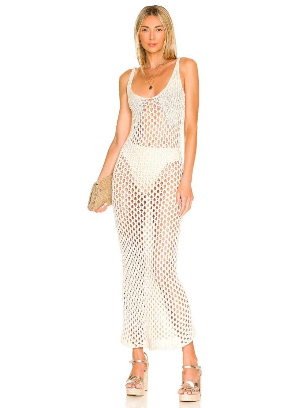 MISA Los Angeles Ursula Dress in Natural